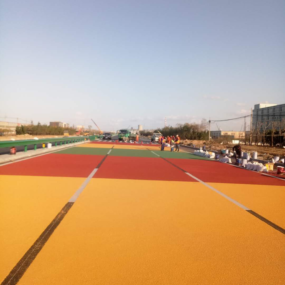 锦州彩色防滑路面工程